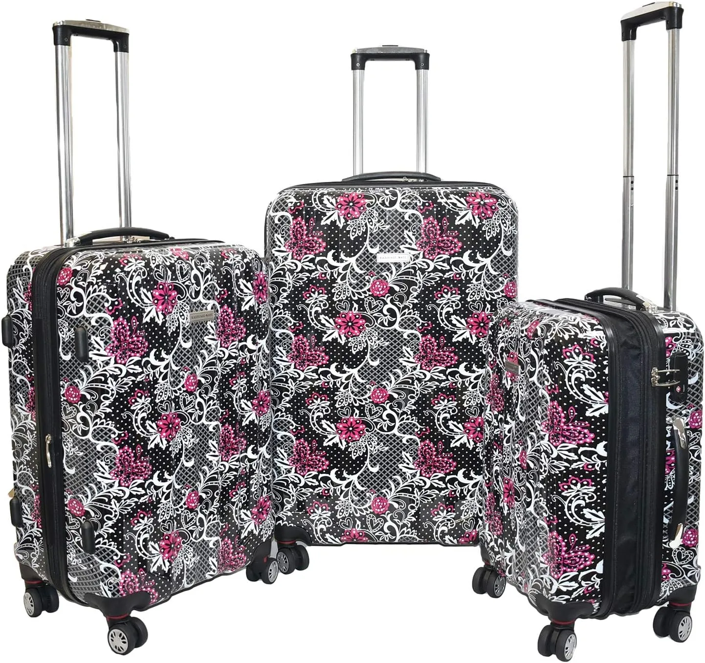 Hardside Expandable Luggage with Spinner Wheels, TSA Lock (Paisley)
