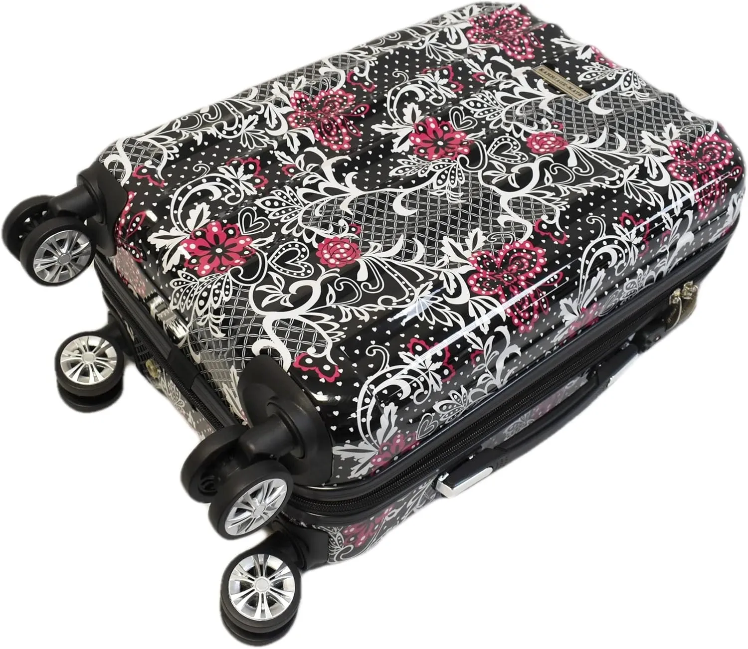 Hardside Expandable Luggage with Spinner Wheels, TSA Lock (Paisley)