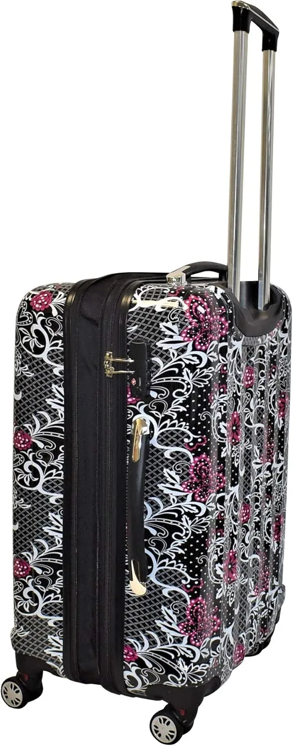 Hardside Expandable Luggage with Spinner Wheels, TSA Lock (Paisley)