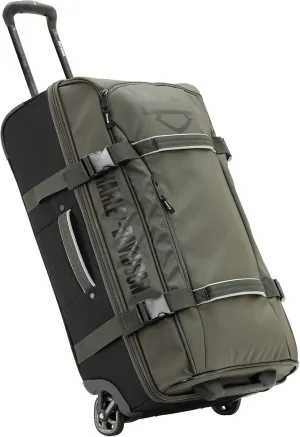 Harley-Davidson 25" Nomad Wheeling Duffel Bag w/Shark Wheels- Green/Black (25")