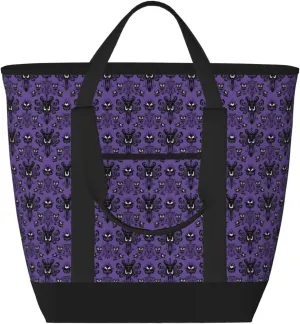 Haunted Mansion Insulated Cooler Bag Large Insulated Lunch Box Shopping Freezer Grocery Bags Reusable Insulated Leakproof Lunch Tote for Shopping, Traveling, Beach & Picnic