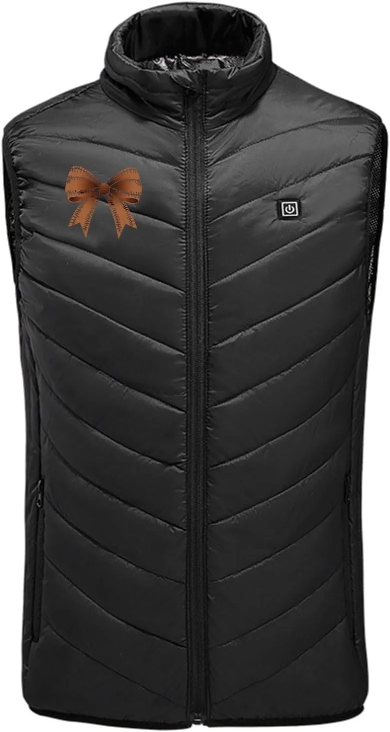 Heated Jacket For Women And Men Print Coat With 2 Heating Zones Controlled Temperature Thickened Unisex Heated Vests