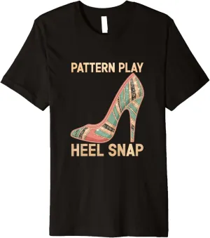 High Heels Pattern Play Heel Snap Artsy Girls Fashion Lovers Premium T-Shirt