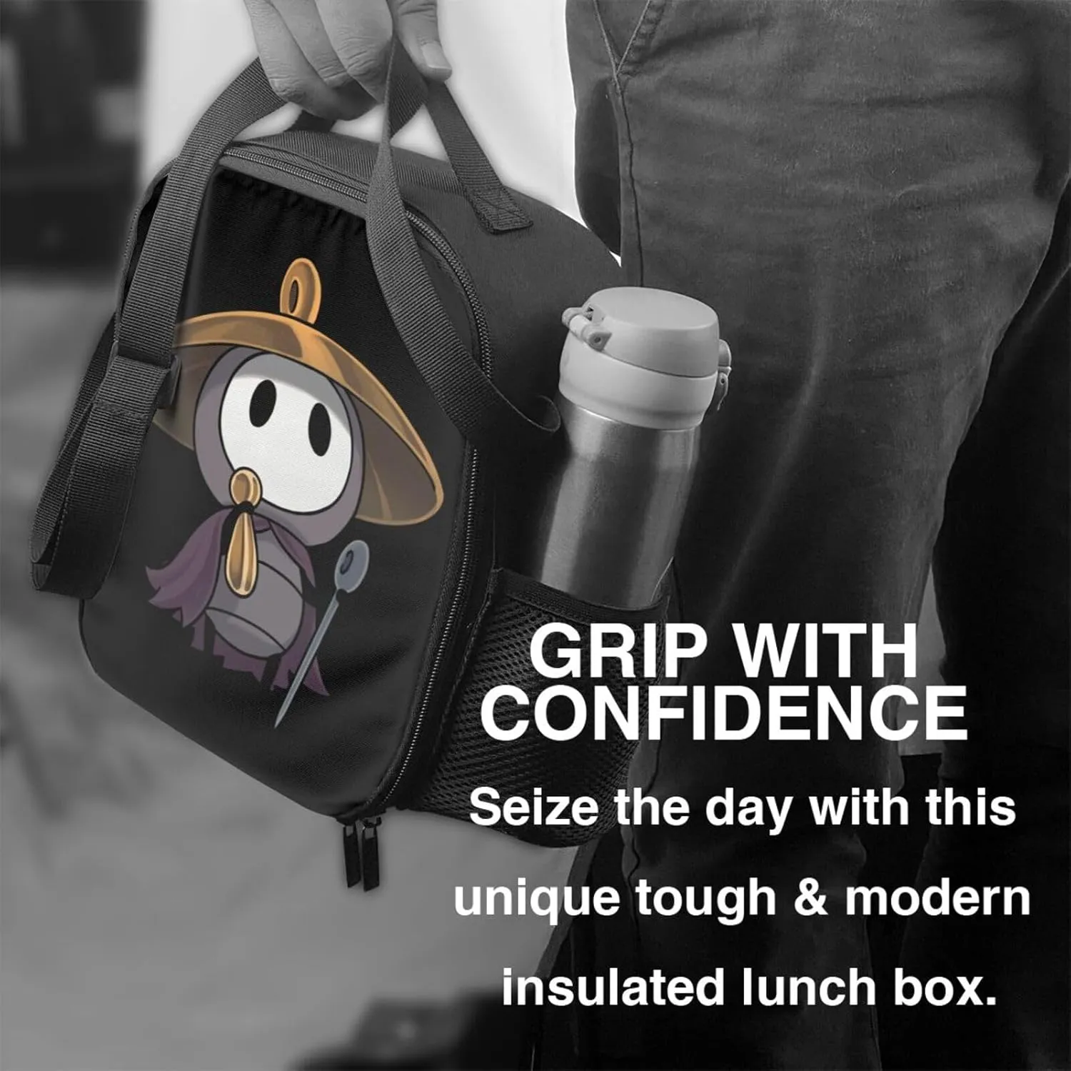 Hollow Knight Silksong Hot Game shopping bag, can be carried on one shoulder
