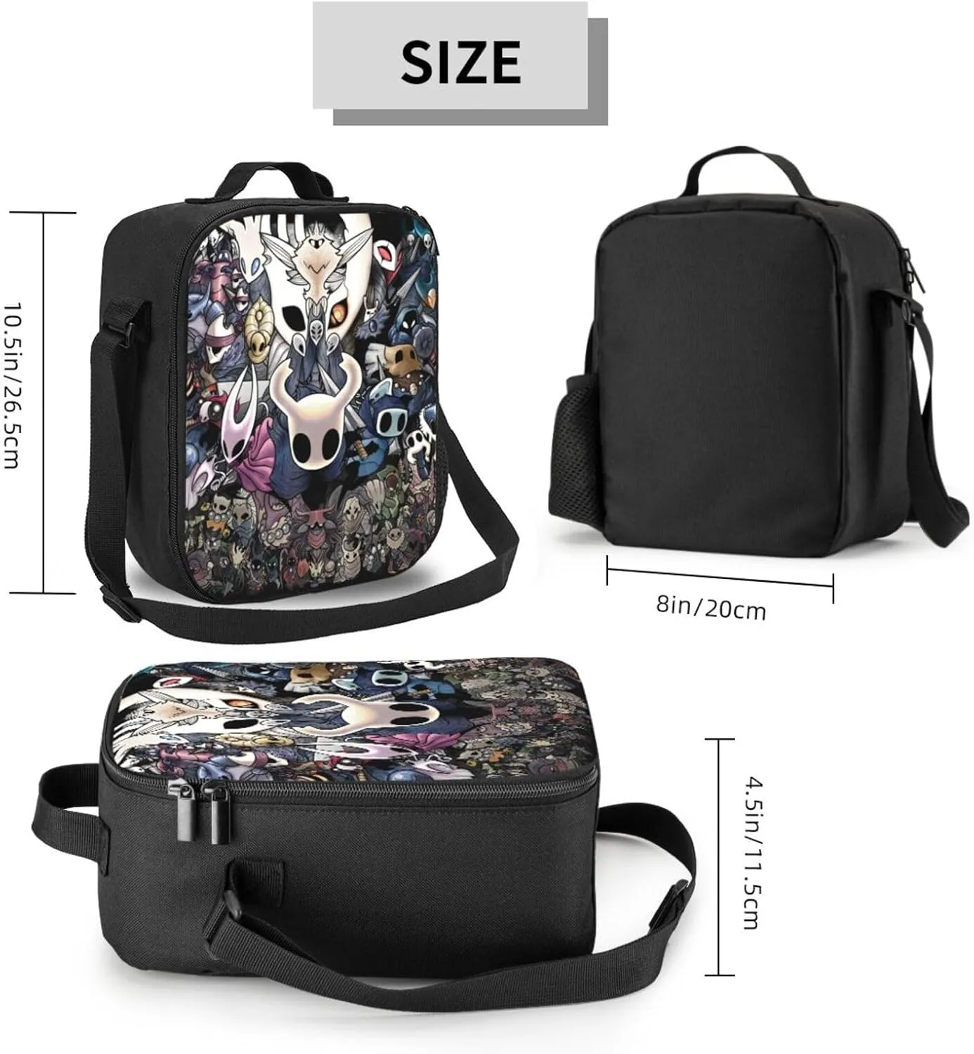 Hollow Knight Silksong Hot Game shopping bag, can be carried on one shoulder