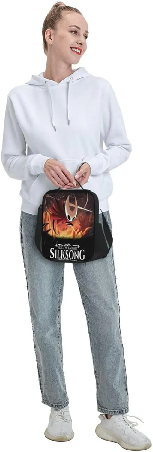 Hollow Knight Silksong Hot Game shopping bag, can be carried on one shoulder