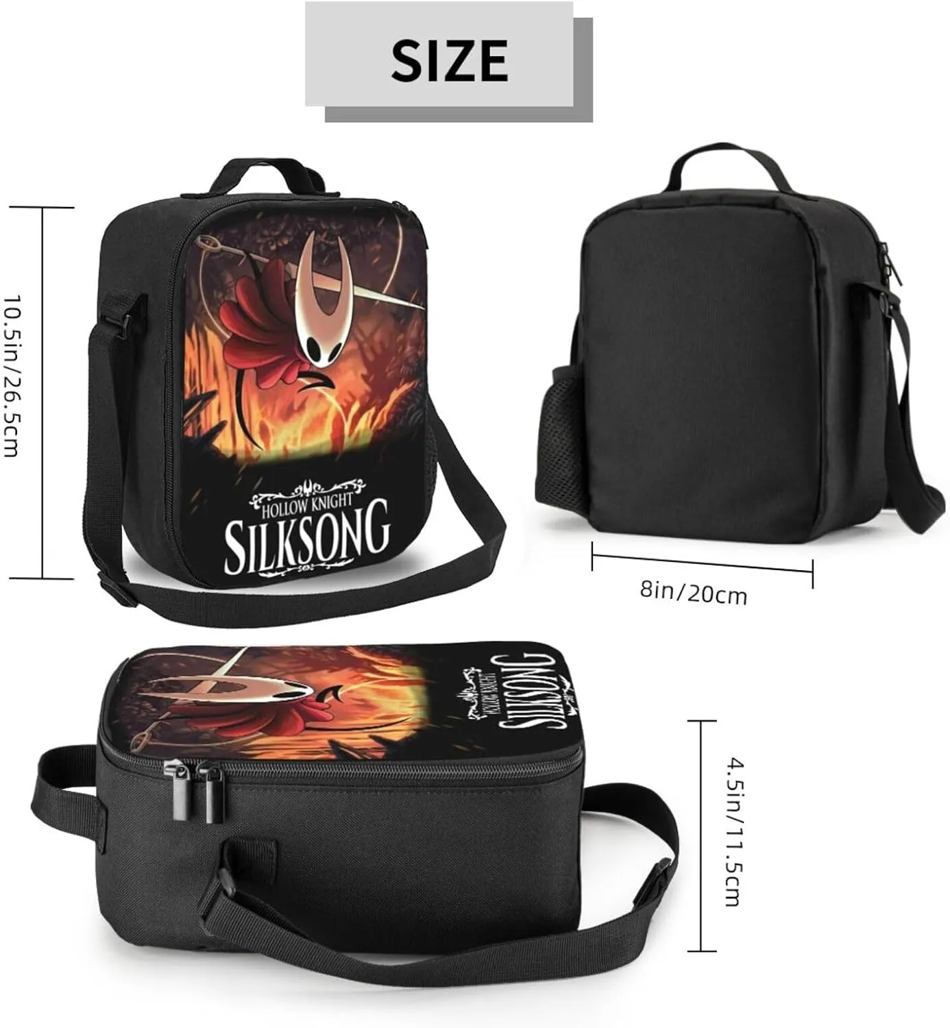 Hollow Knight Silksong Hot Game shopping bag, can be carried on one shoulder