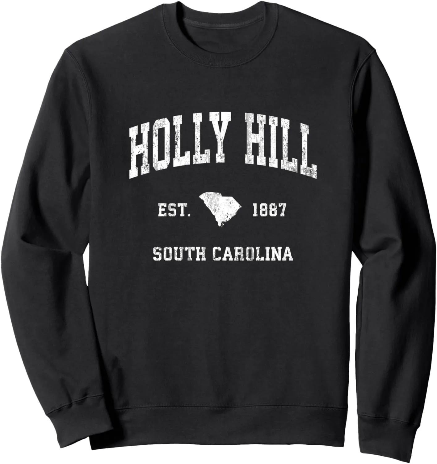 Holly Hill South Carolina SC Vintage Athletic Sports Design Sweatshirt