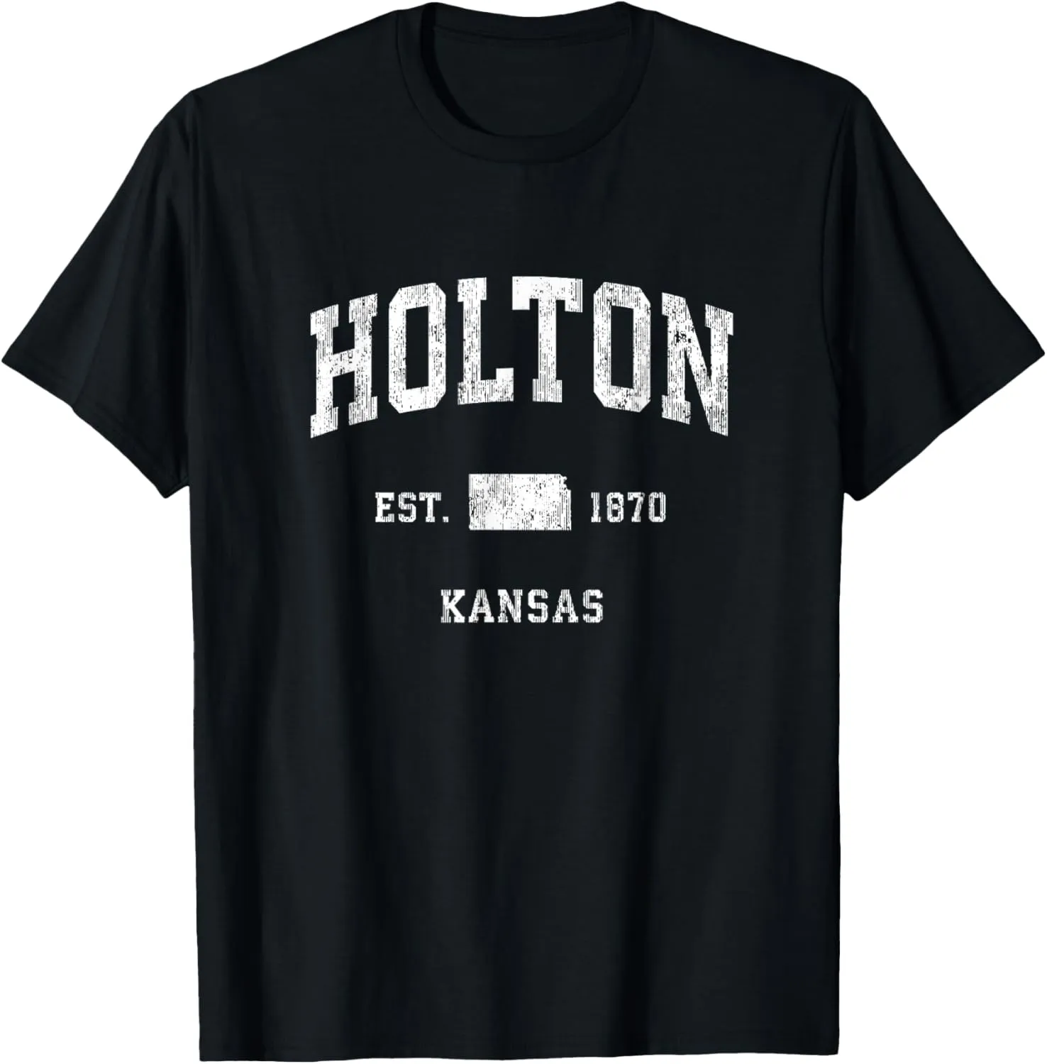Holton Kansas KS Vintage Athletic Sports Design T-Shirt