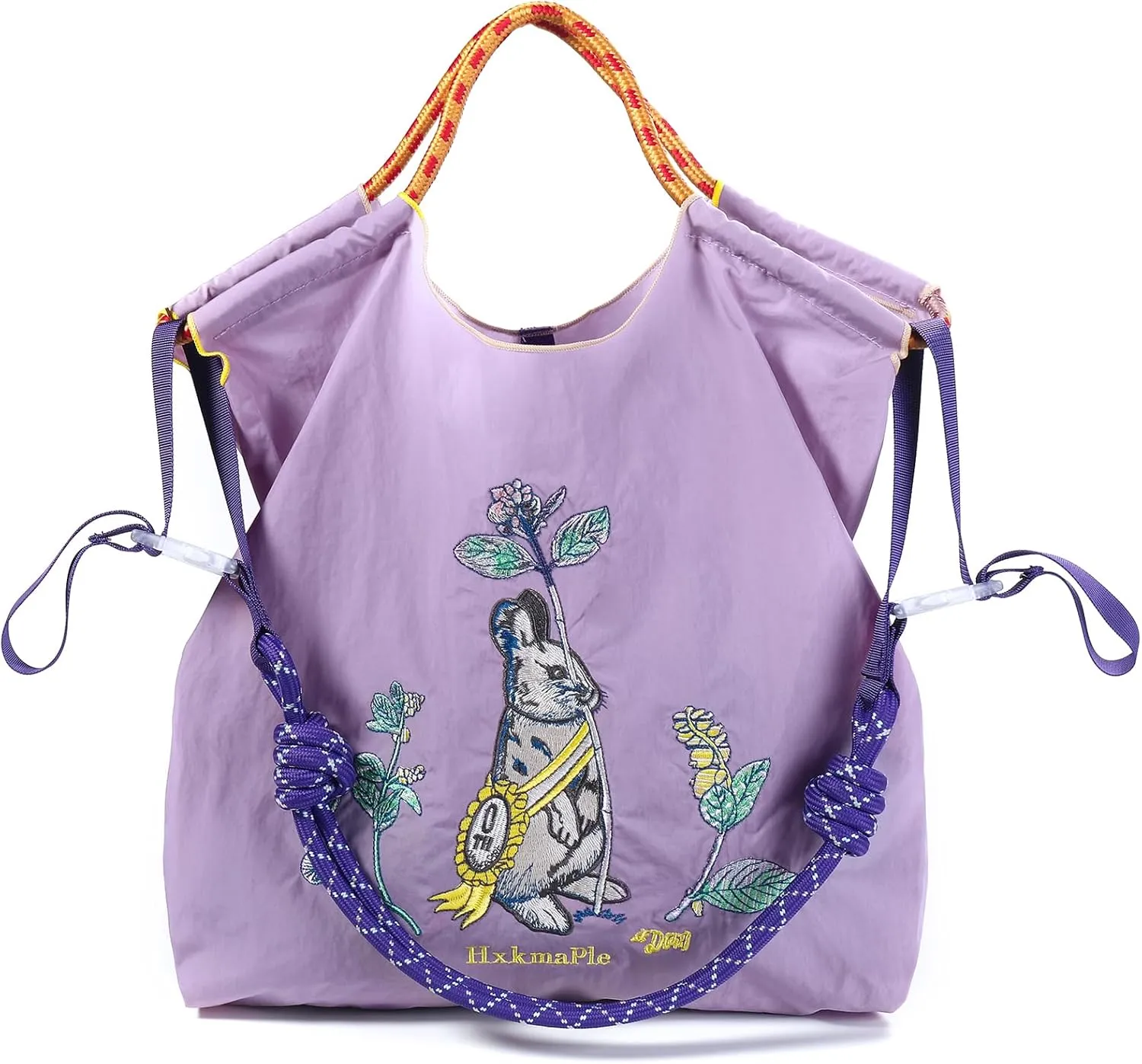 Hxkmale Women's Nylon tote Bag Leisure Work bag suitable for shopping cloth bags that can be carried on travel