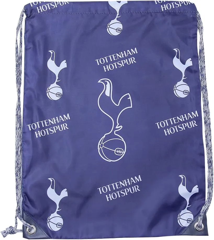 Icon Sports Official Licensed World Soccer Clubs Soccer Drawstring Cinch Bag Pack, Tottenham Hotspur FC Bundle