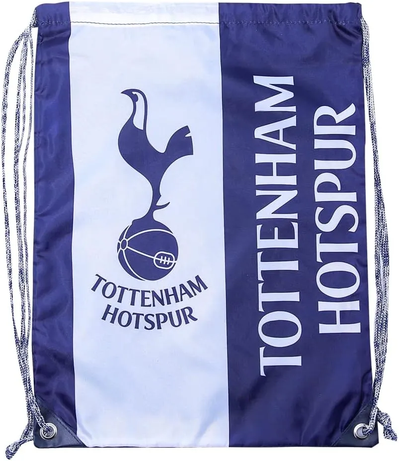 Icon Sports Official Licensed World Soccer Clubs Soccer Drawstring Cinch Bag Pack, Tottenham Hotspur FC Bundle