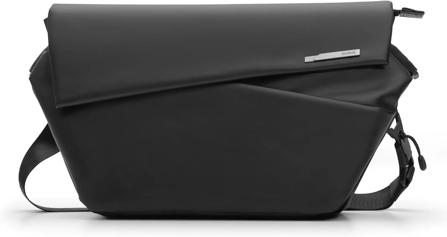 Inateck Sling Bag X-Pro, Compatible with 11 inch iPad Pro Air, 9L Water-resistant Crossbody Shoulder Messenger Bag With Adjustable Shoulder Strap for Men, Women, Travel, Cycling, Hiking, Work, Gym