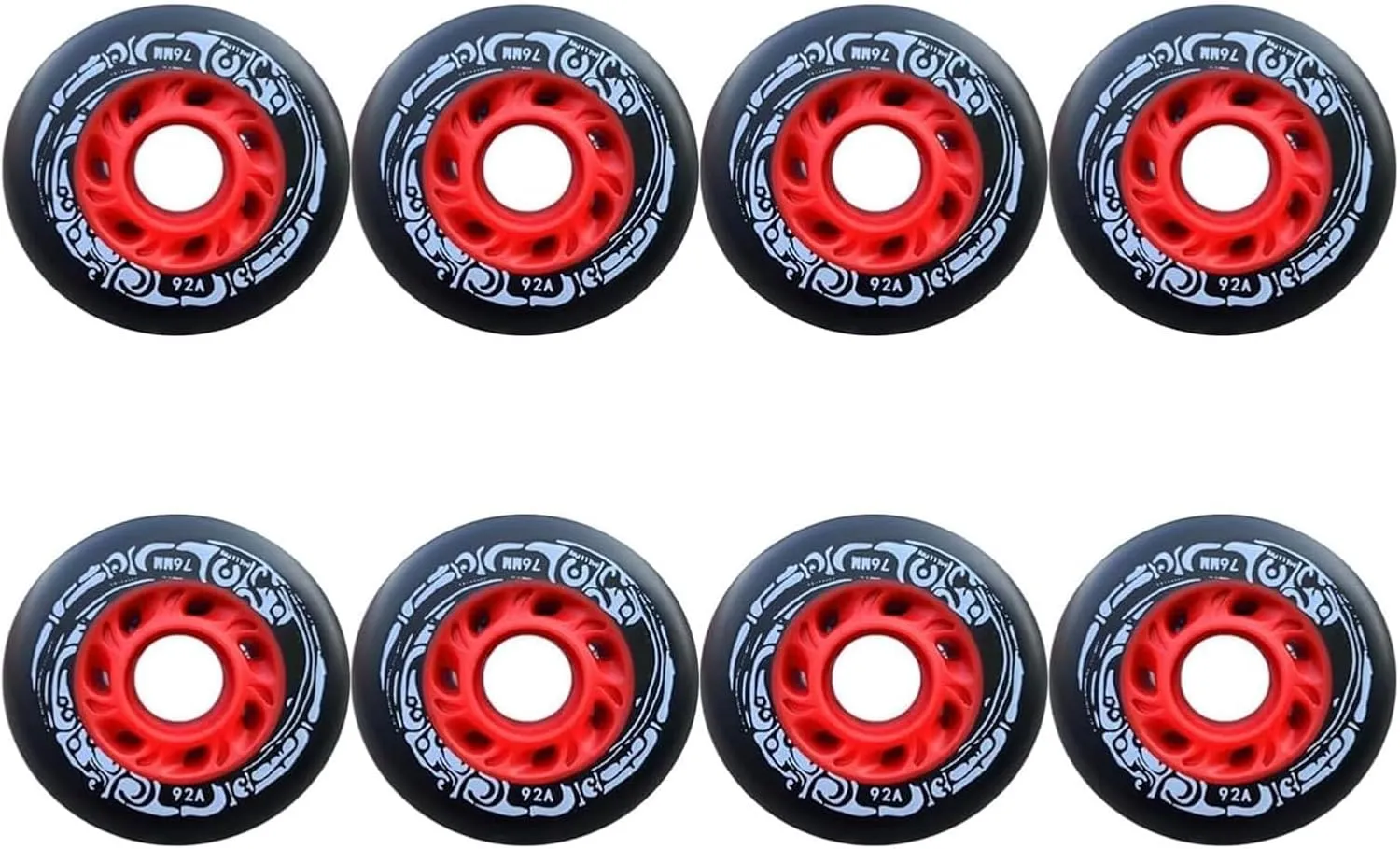 Inline Skate Wheels 92A 72Mm 76Mm 80Mm Outdoor Speed Skating Shoes Spare Wheel Use On Luggage Or Wheelchairs