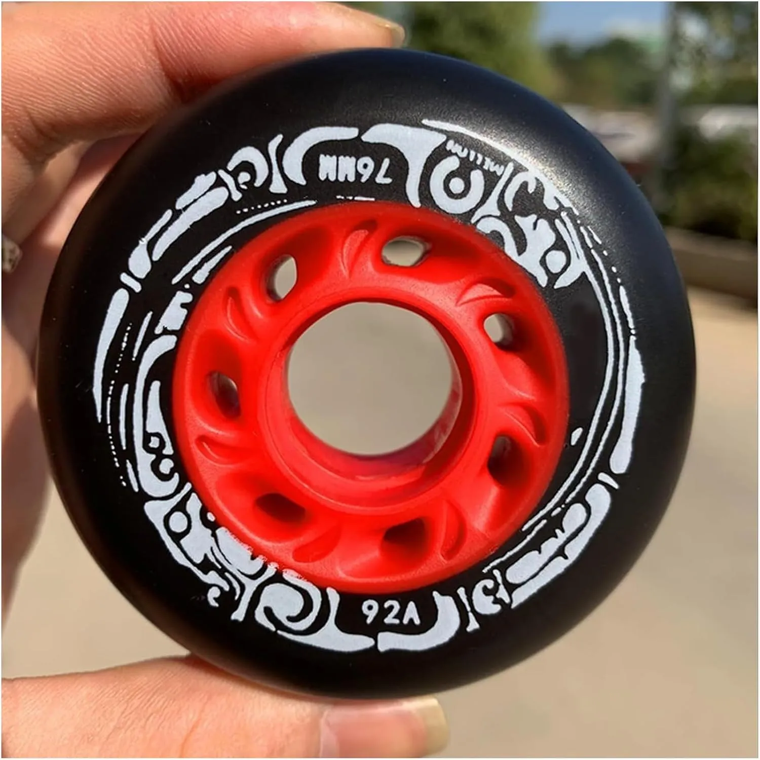 Inline Skate Wheels 92A 72Mm 76Mm 80Mm Outdoor Speed Skating Shoes Spare Wheel Use On Luggage Or Wheelchairs