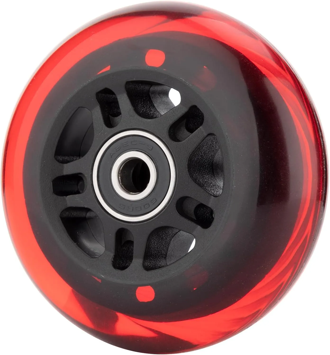 Inline Skate Wheels Outdoor & Indoor Inline Skate Replacement Wheels 85a Roller Hockey Wheels w/Bearings ABEC-9 & Floating Spacers, 64mm 70mm 72mm 76mm 80mm 84mm 90mm Dia, 8-Pack