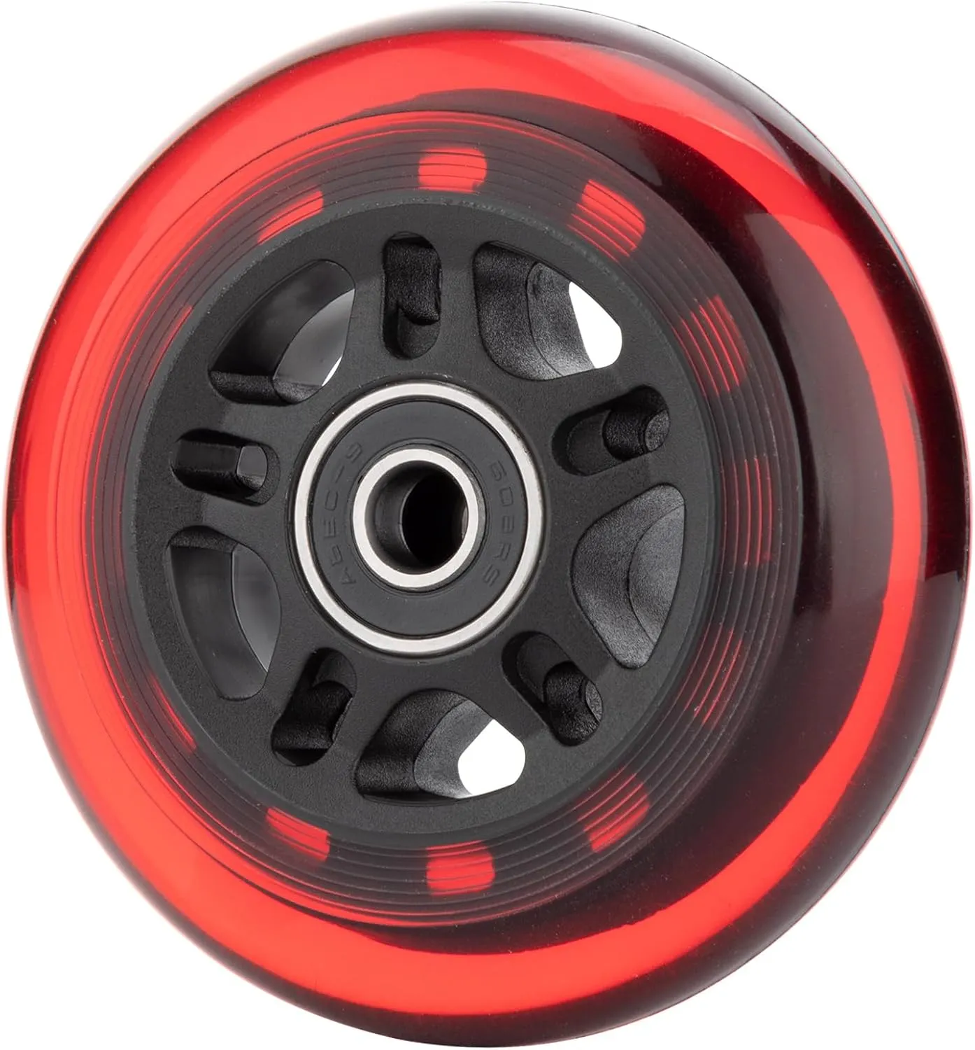 Inline Skate Wheels Outdoor & Indoor Inline Skate Replacement Wheels 85a Roller Hockey Wheels w/Bearings ABEC-9 & Floating Spacers, 64mm 70mm 72mm 76mm 80mm 84mm 90mm Dia, 8-Pack
