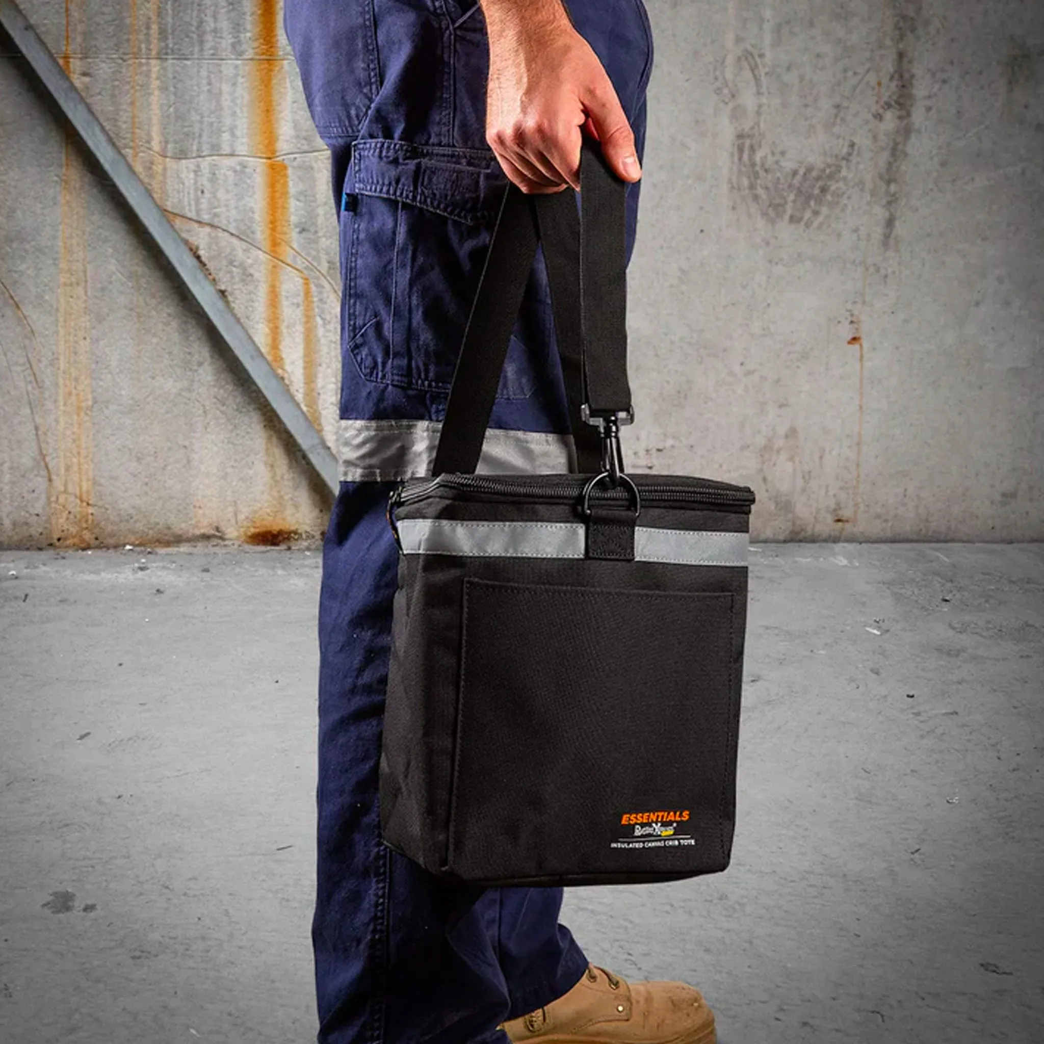 INSULATED CANVAS TOTE BAG - RXES05L406BK