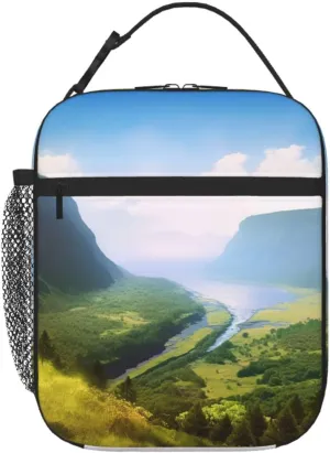 Insulated Lunch Bag Lunch box for Women Men Reusable Cooler Bag Valley Lunch Tote Bag for Work