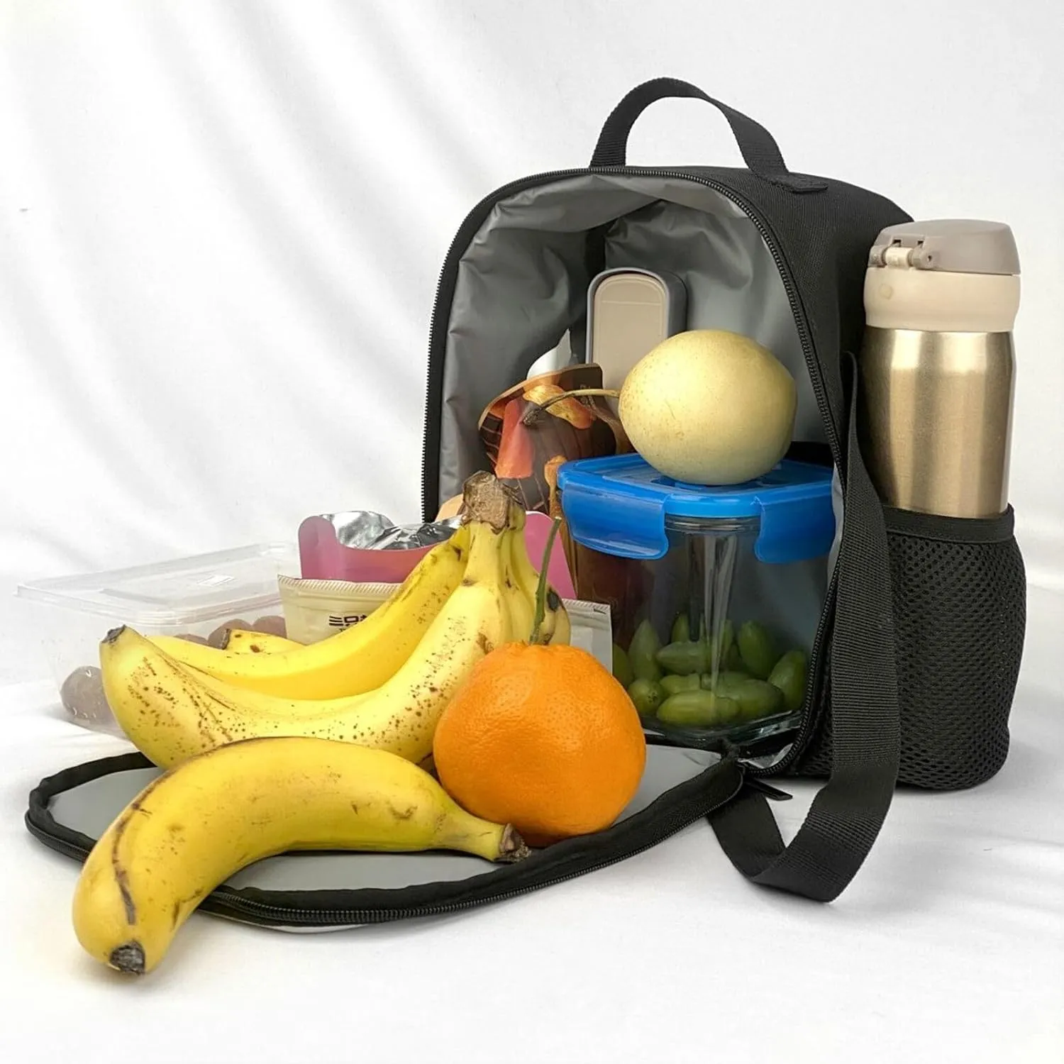 Insulated Lunch box for Men Women Reusable Lunch Bag Succulent Botanical Cooler Tote Bags for Work Picnic