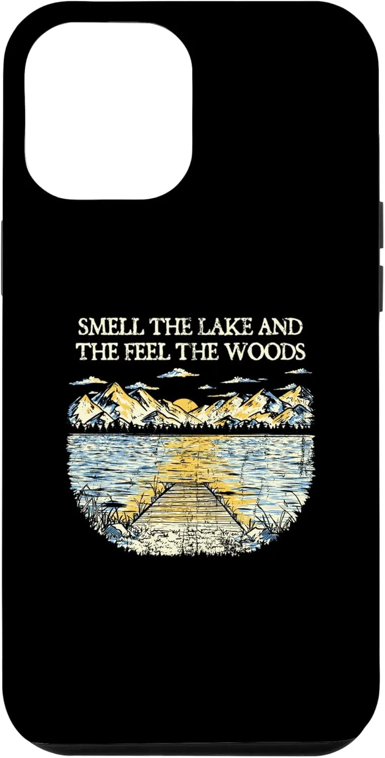 iPhone 15 Plus Smell the Lake Traveler Camping Exploration Camper Lakes Case