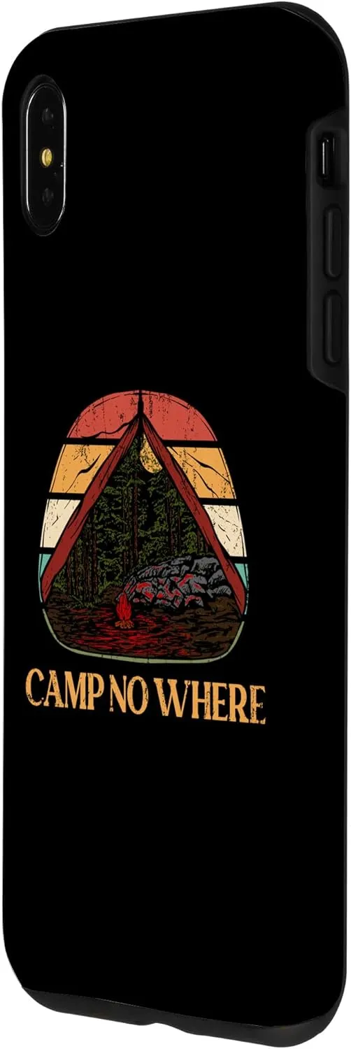 iPhone XS Max Camp No Where Outdoor Camping Nature Camper Mountain Forest Case
