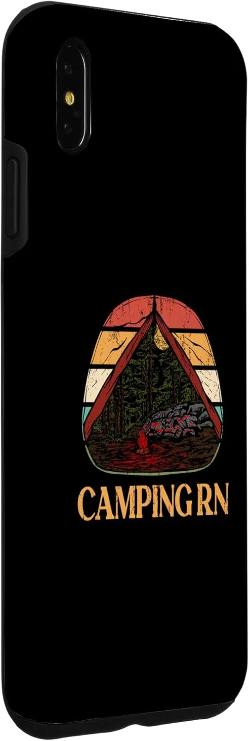 iPhone XS Max Camping RN Camper Forest Camp Jungle Vacation Wildlife Case