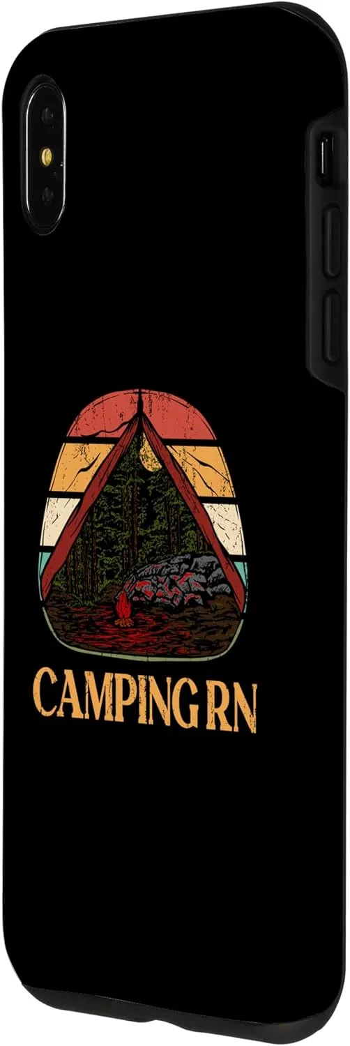 iPhone XS Max Camping RN Camper Forest Camp Jungle Vacation Wildlife Case