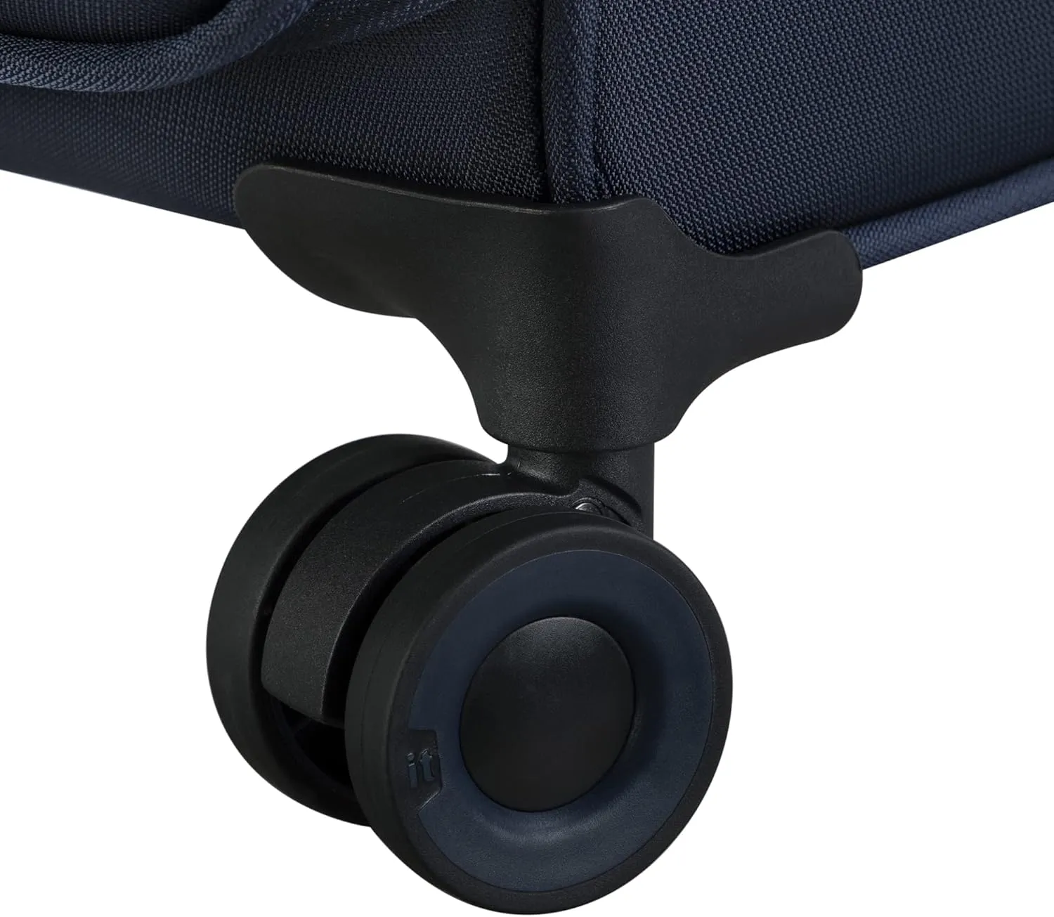 it luggage Precursor 3 Piece Softside Checked 8 Wheel Expandable Spinner, Dress Blues, 3 Pc Set