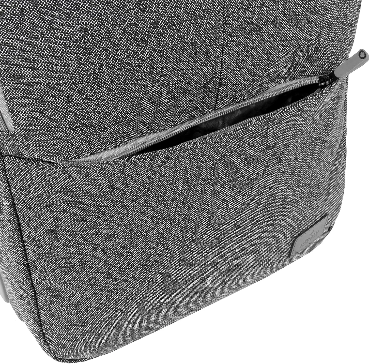 J WORLD NEW YORK Rover Carry-On Backpack w/Wheels. Rolling Laptop, Grey, One Size