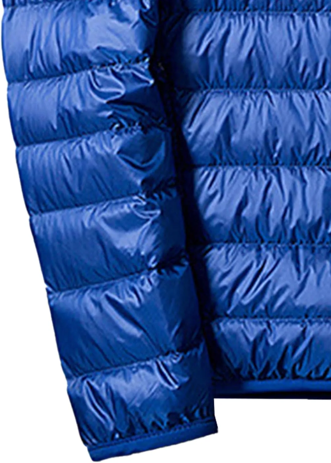 JEsilunmaMY Men's Thermal Sport Cropped Down Jacket Stand Collar Lightweight Packable Puffer Jacket Casual Warm Winter Coats