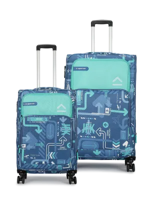 JFK Denim Blue Set of 2 (S L) Soft Trolley