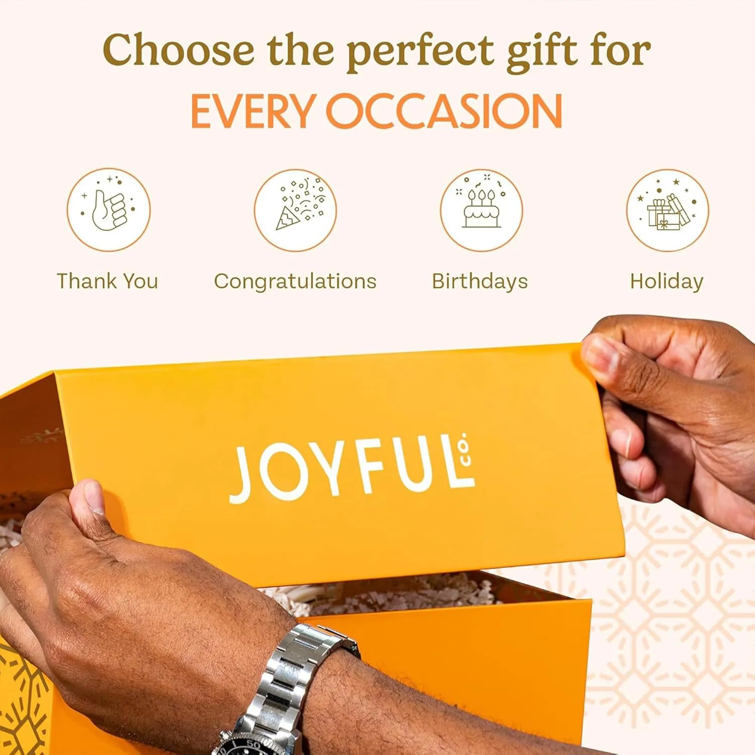 Joyful Co. Lovely Night In Gift Box for Couples - Includes Sparkling Rose, Shower Steamer, Essential Oil & More, Unique Luxury & Romantic Gift for Date Nights, Anniversaries & Special Moments