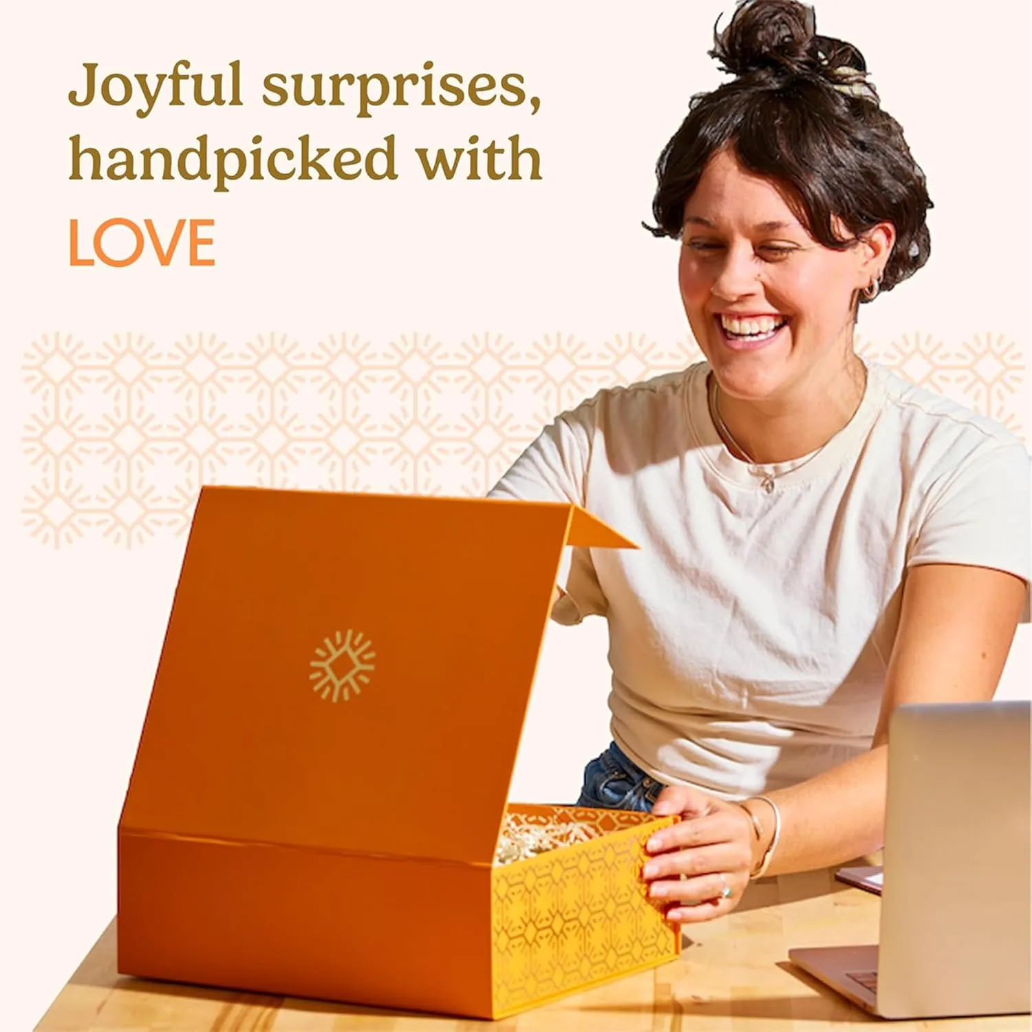 Joyful Co. Lovely Night In Gift Box for Couples - Includes Sparkling Rose, Shower Steamer, Essential Oil & More, Unique Luxury & Romantic Gift for Date Nights, Anniversaries & Special Moments