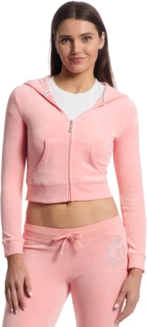 Juicy Couture Women's Heritage Cropped Track Jacket