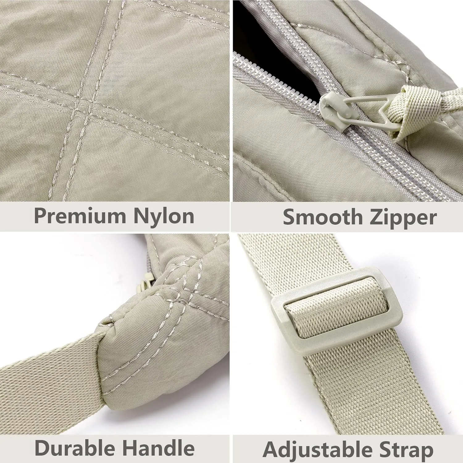 Juoxeepy Quilted Tote Bag for Women Puffer Hobo Crossbody Bag Lightweight Quilted Padding Shoulder Bag Nylon
