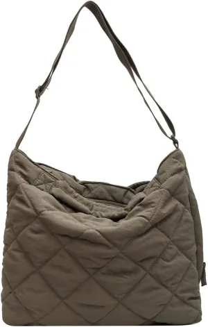 Juoxeepy Quilted Tote Bag for Women Puffer Hobo Handbag Lightweight Quilted Padding Shoulder Bag Nylon Padded Crossbody Bag