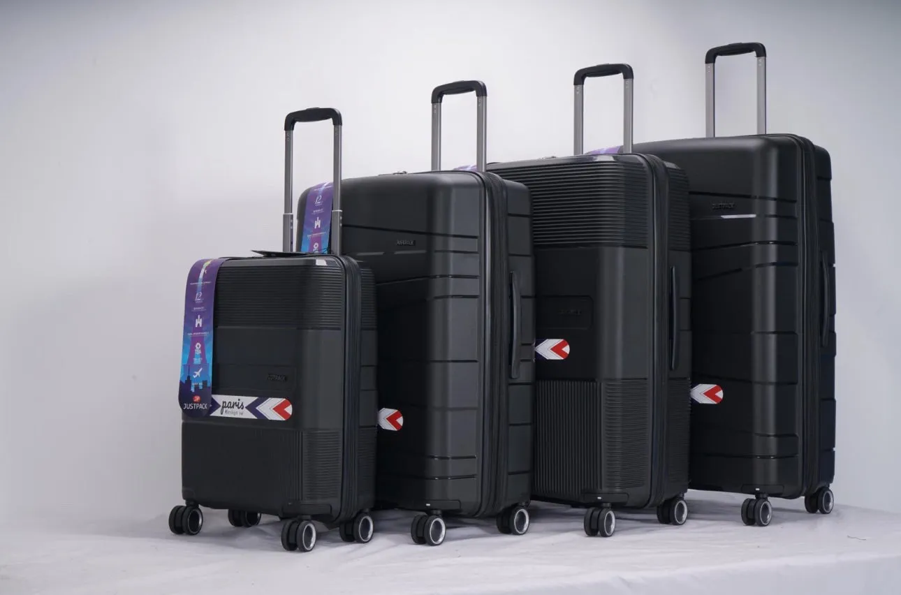 Justpack Pl106-  PP unbreakable 8 wheels luggage set of 4