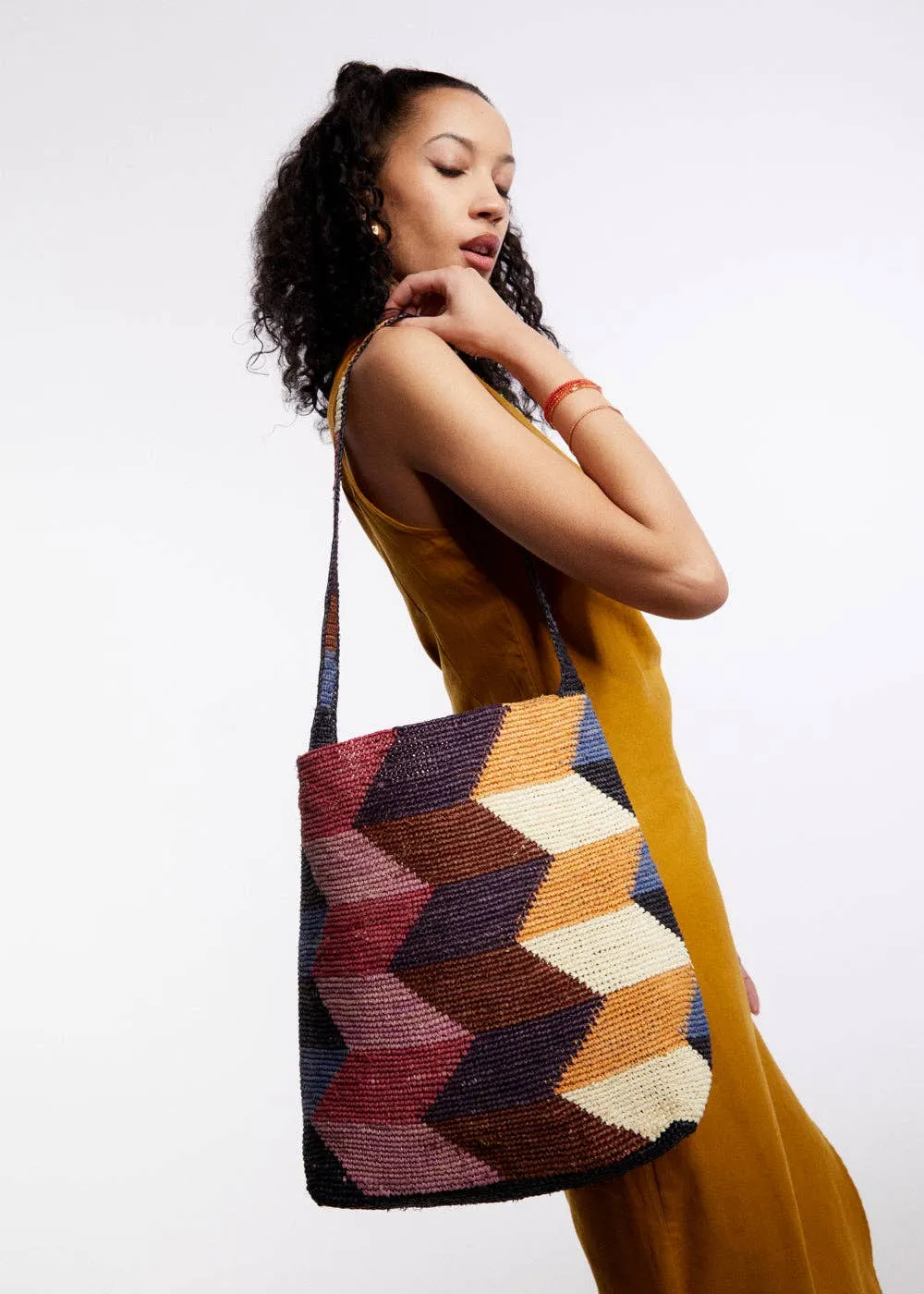 Kai Raffia Bag