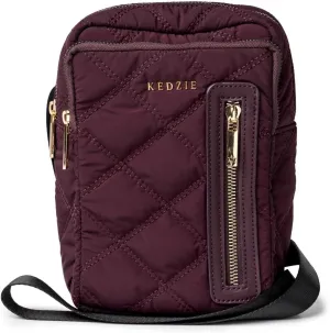 KEDZIE Quilted Puffer Crossbody Bag for Women Shoulder Lightweight Small Handbag