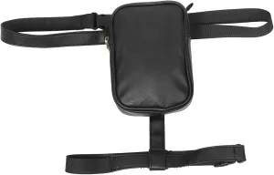 KESYOO Sports Leg Bag Waist Bag Phone Cases Suitcase Bag Duffel Bags for Traveling Cell Phone Travel Bag Stuff Bags for Travel Multi-use Sports Bag Running Phone Leg Band Pu Black