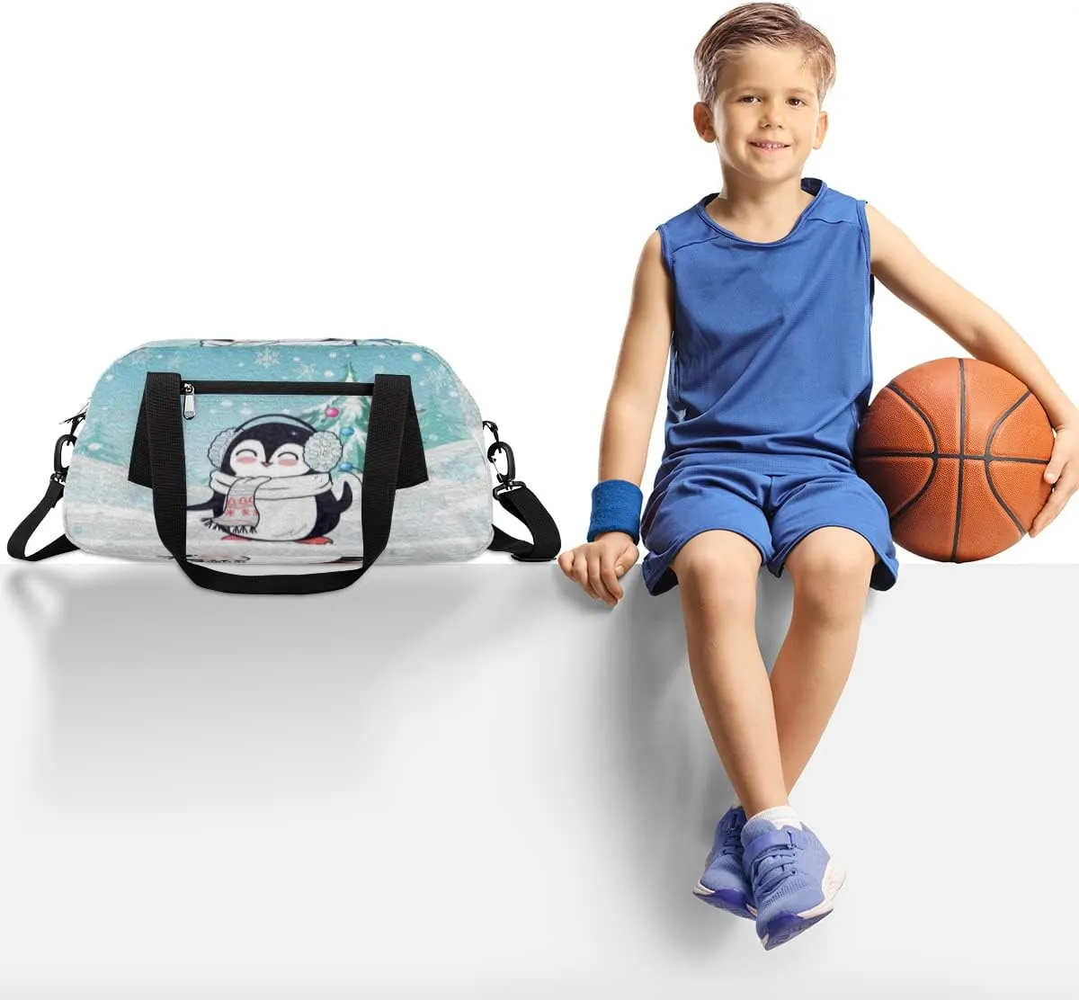 Kids Duffel Bag for Girls Boys Teen Dance Bag Overnight Small Duffel Bag Carry On Weekend Sports Gym Travel Bag, Multicolor 6