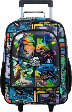 Kids Luggage for Boys and Girls, Cute Dinosaur Unicorn Rolling Wheels Suitcase for Toddler Children