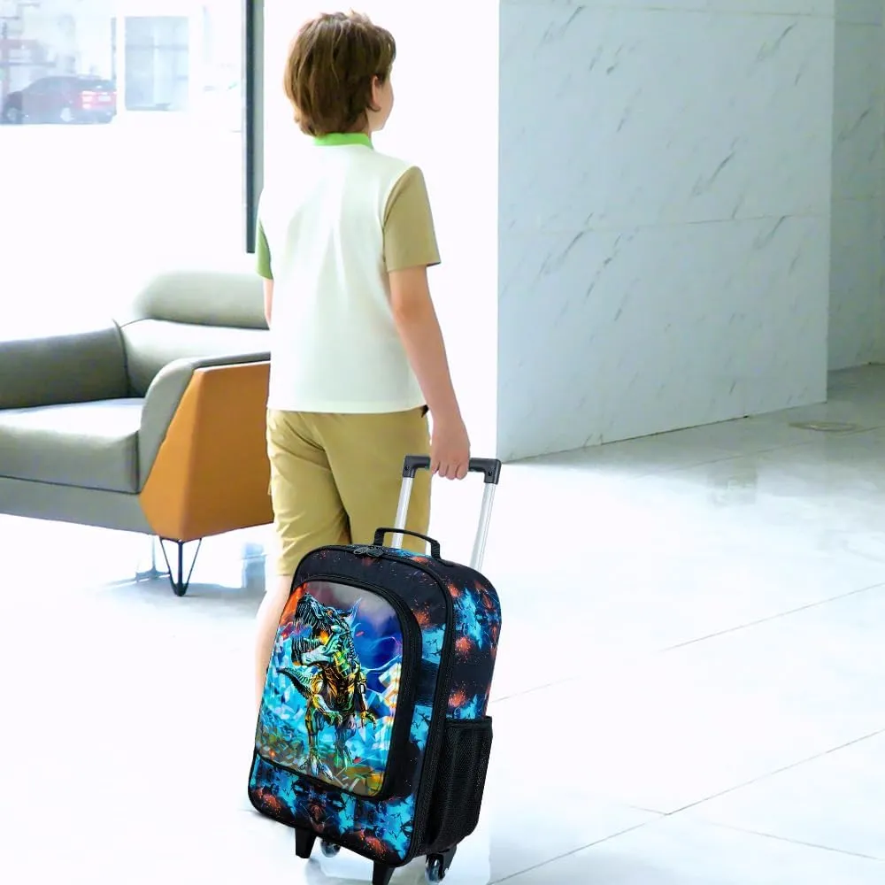 Kids Luggage for Boys and Girls, Toddler Rolling Travel Carry on Suitcase with Wheels…