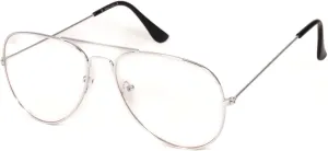 KISS AIR FORCE Eyeglasses Men Women – Pilot-Style Metal Frame Lightweight & Durable – Clear Photochromic or Blue Light Lenses