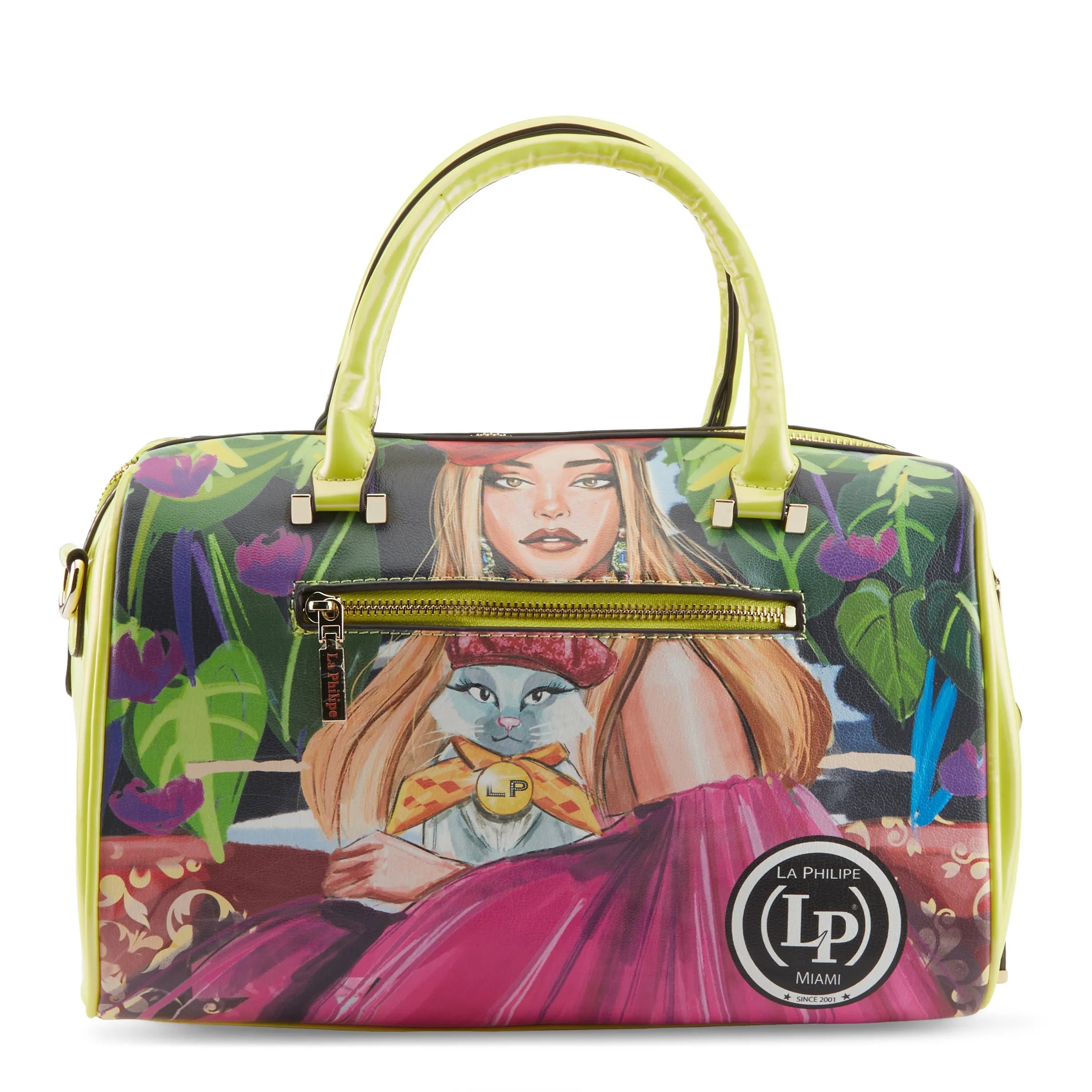 La Philipe Blooming Garden Handbag Classic Pu Leather Lp1020 17