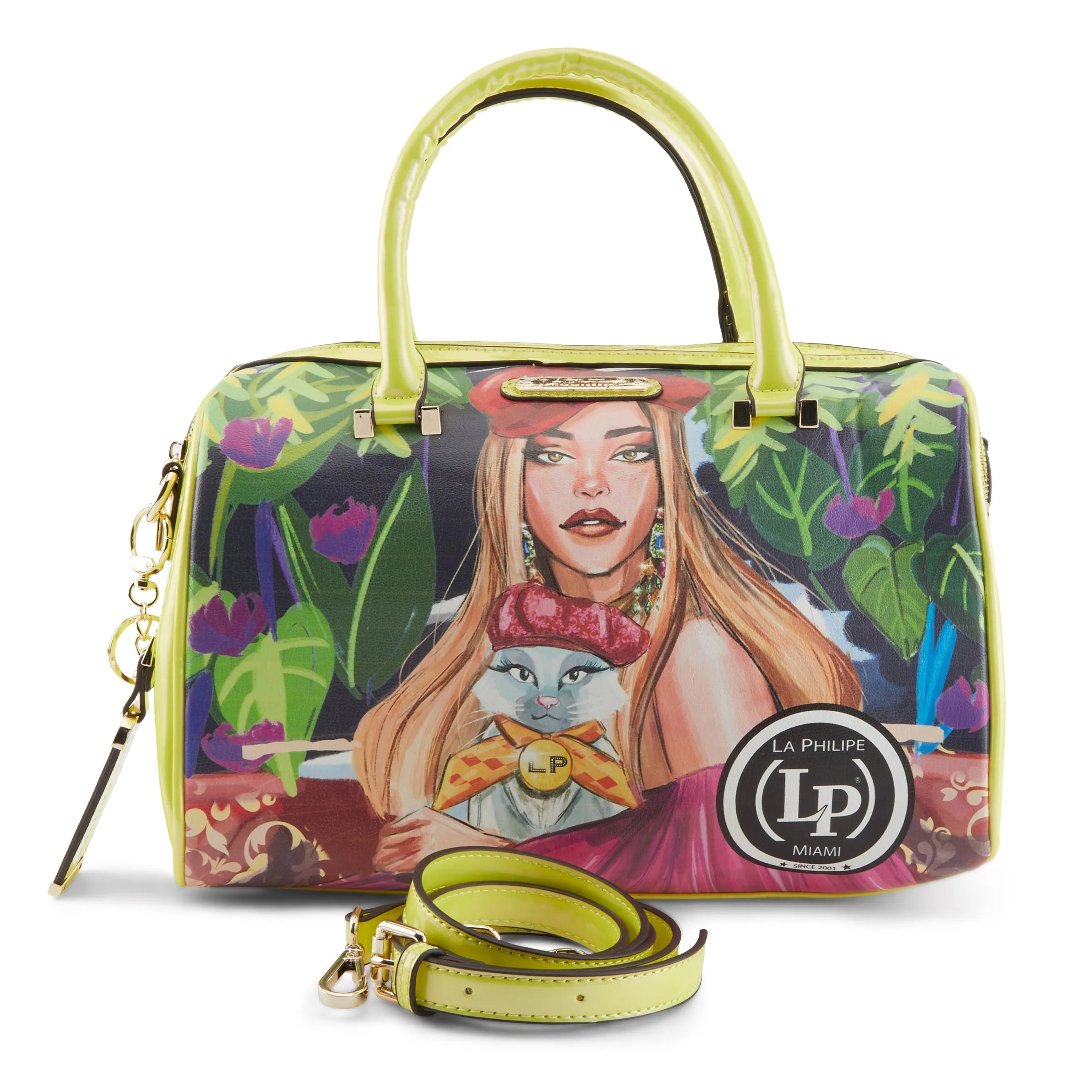 La Philipe Blooming Garden Handbag Classic Pu Leather Lp1020 17