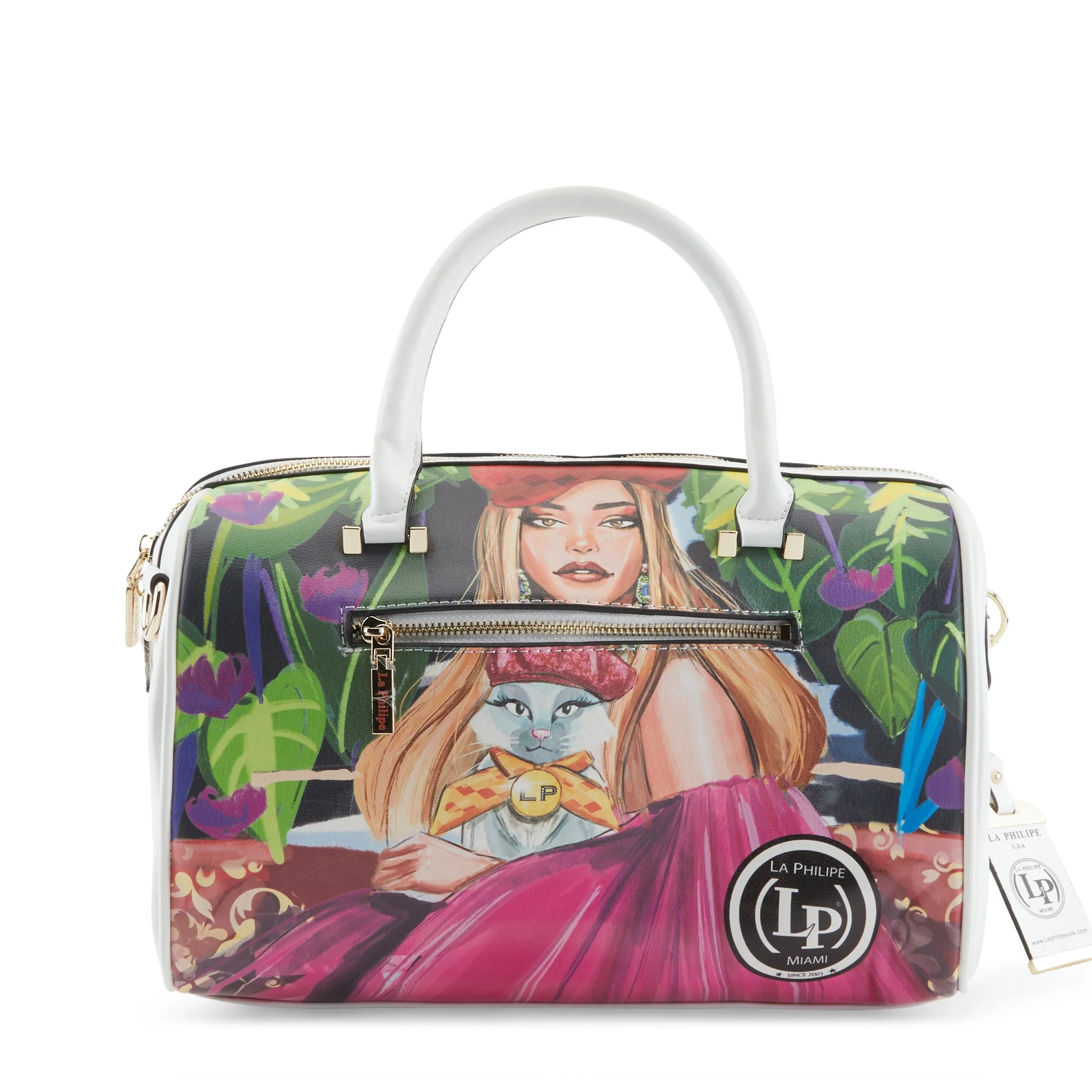 La Philipe Blooming Garden Handbag Classic Pu Leather Lp1020 17