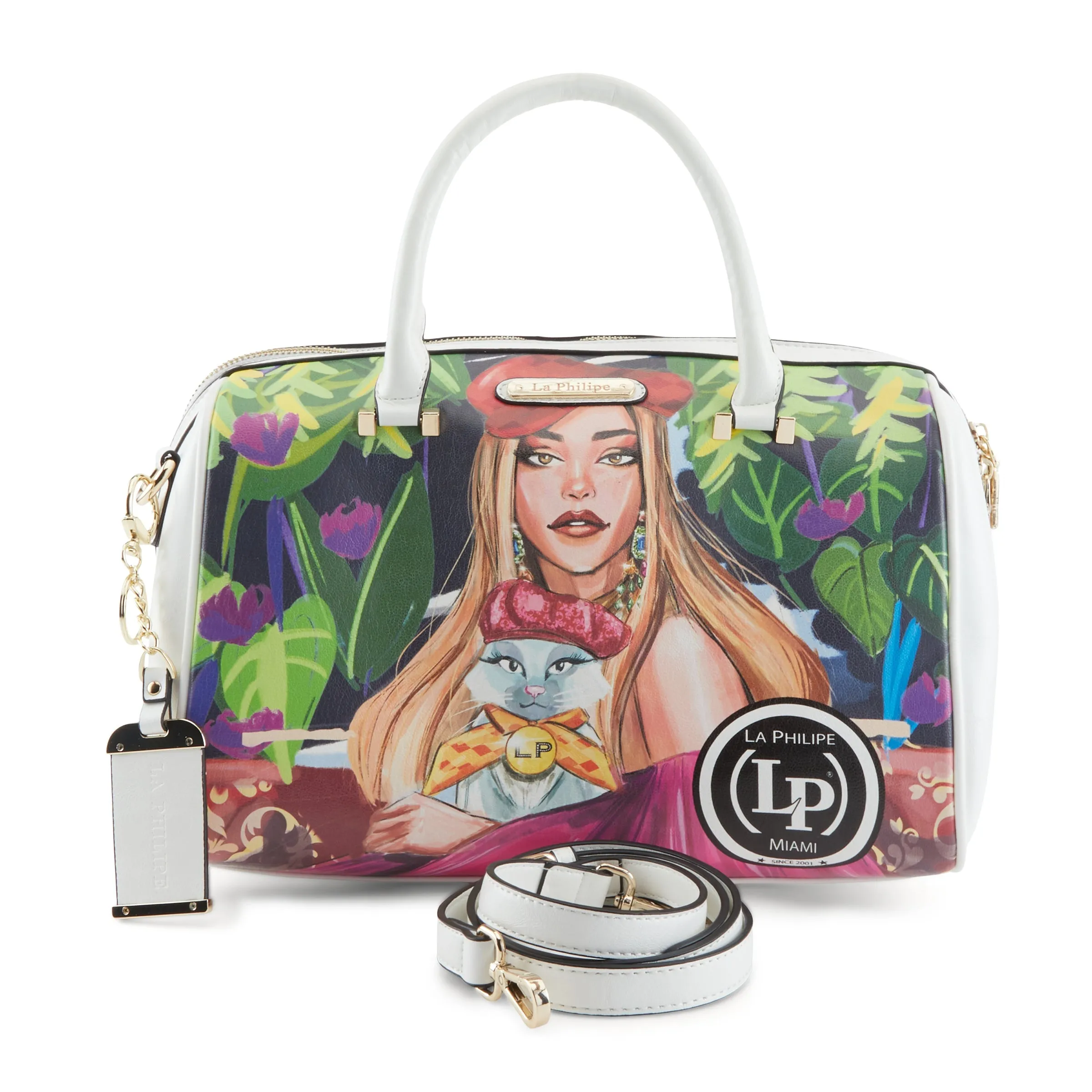 La Philipe Blooming Garden Handbag Classic Pu Leather Lp1020 17