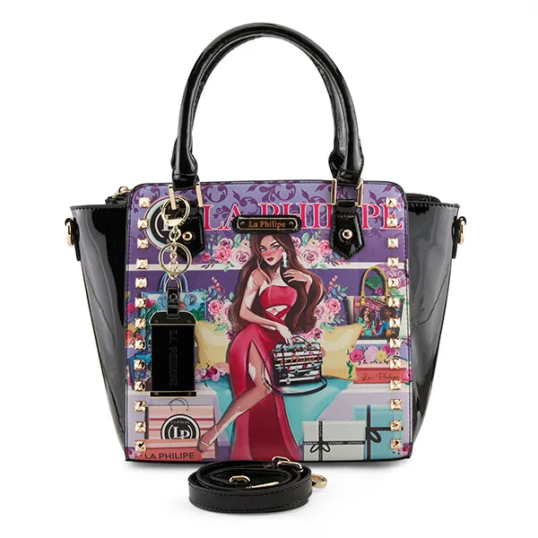La Philipe Bold Beauty Handbag Satchel 100% Pu Leather Lp1022 15